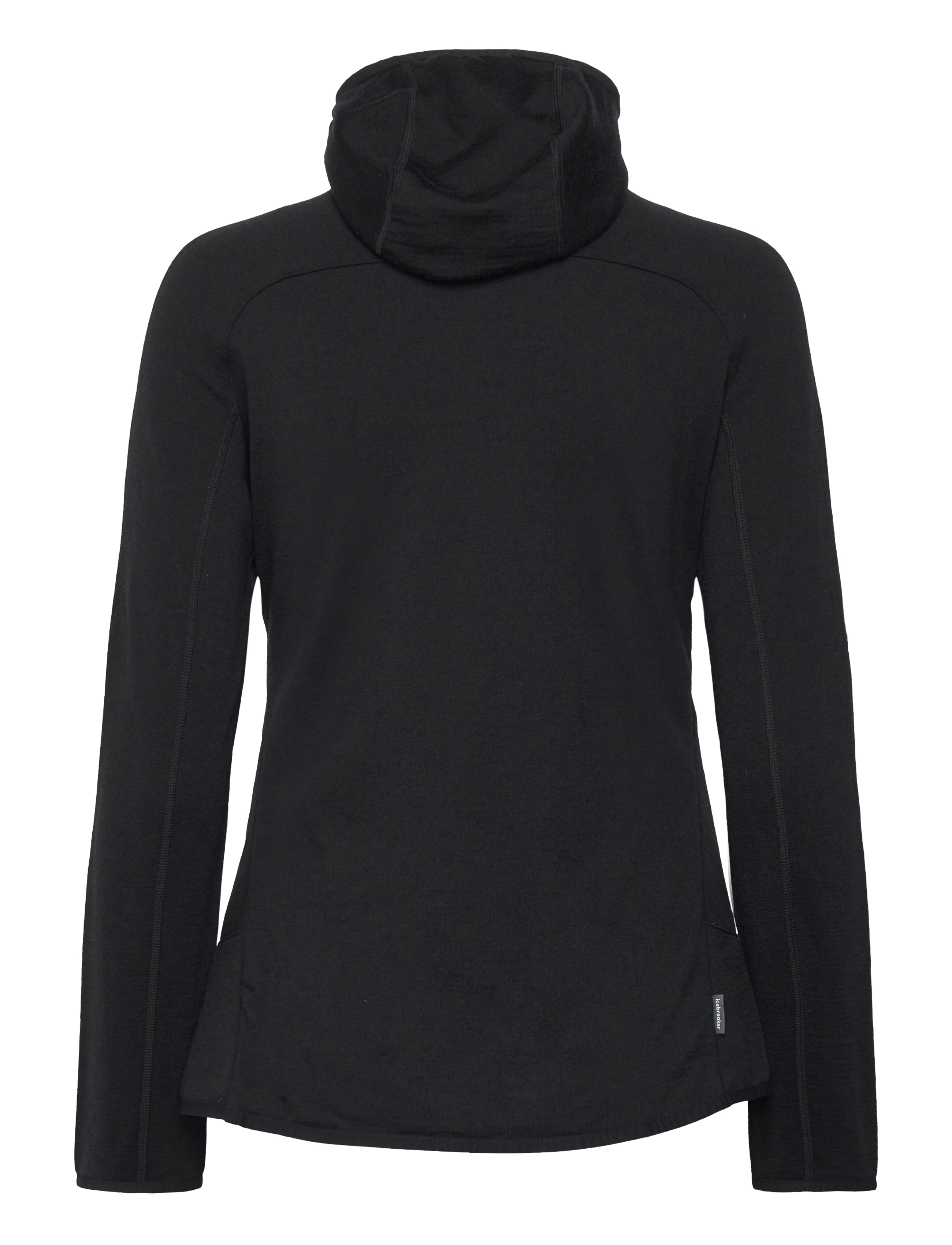 Icebreaker - W Mer Quantum Hybrid LS Zip Hoodie - black - 1