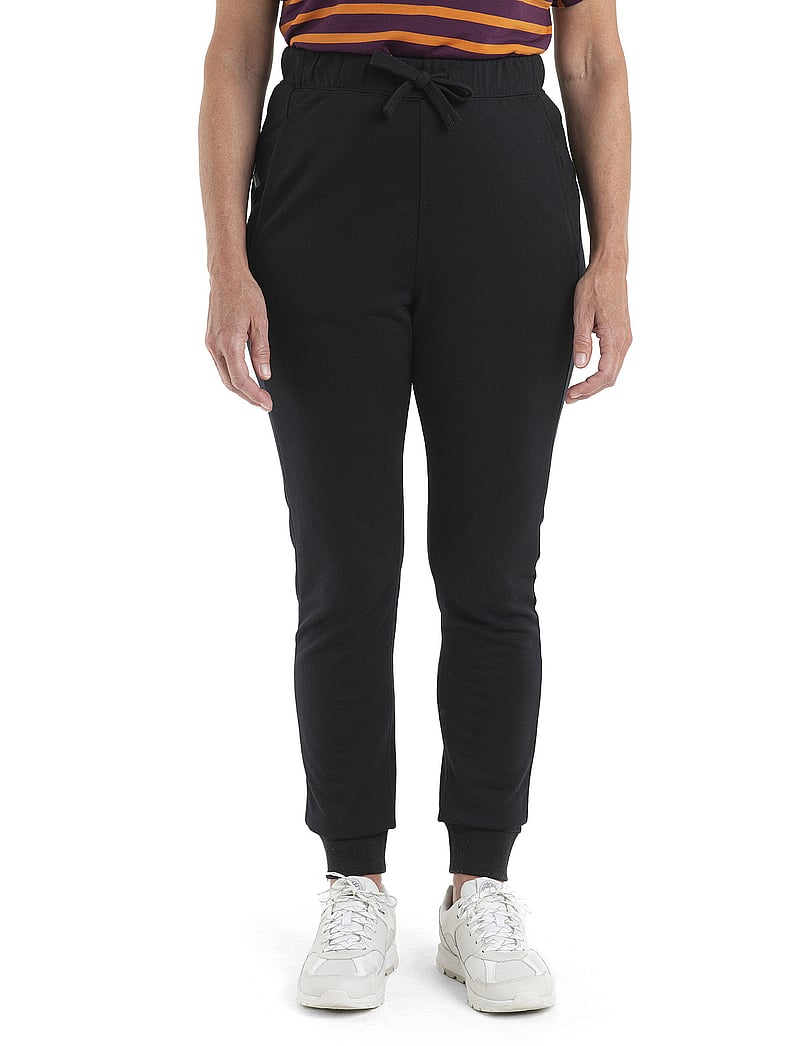 Icebreaker - Women Merino Blend 200 Crush Pants - träningsbyxor - black - 0