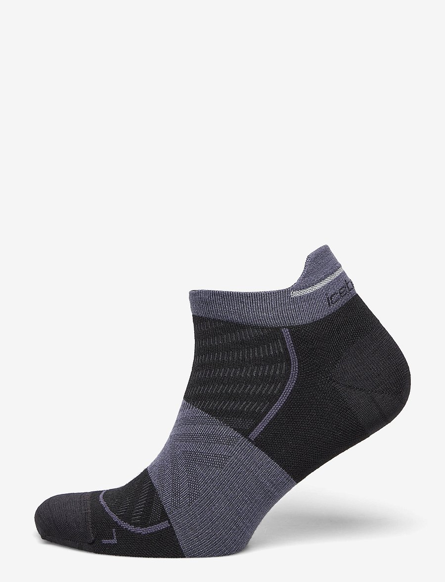 Icebreaker - M Mer Run+ Ultralight Micro - sportinės kojinės - black/graphite - 1