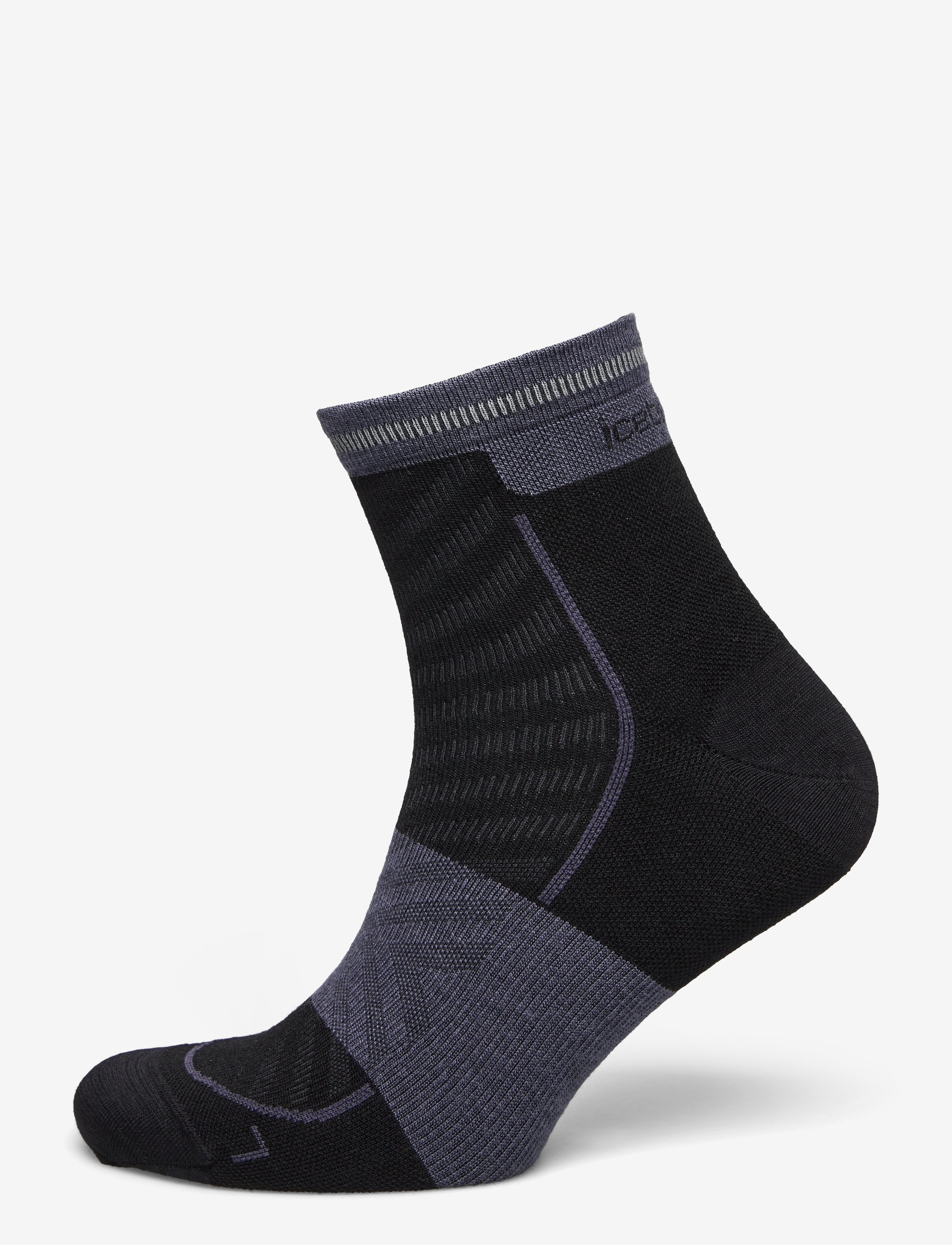 Icebreaker M Mer Run+ Ultralight Mini - Icebreaker - BLACK/GRAPHITE / black