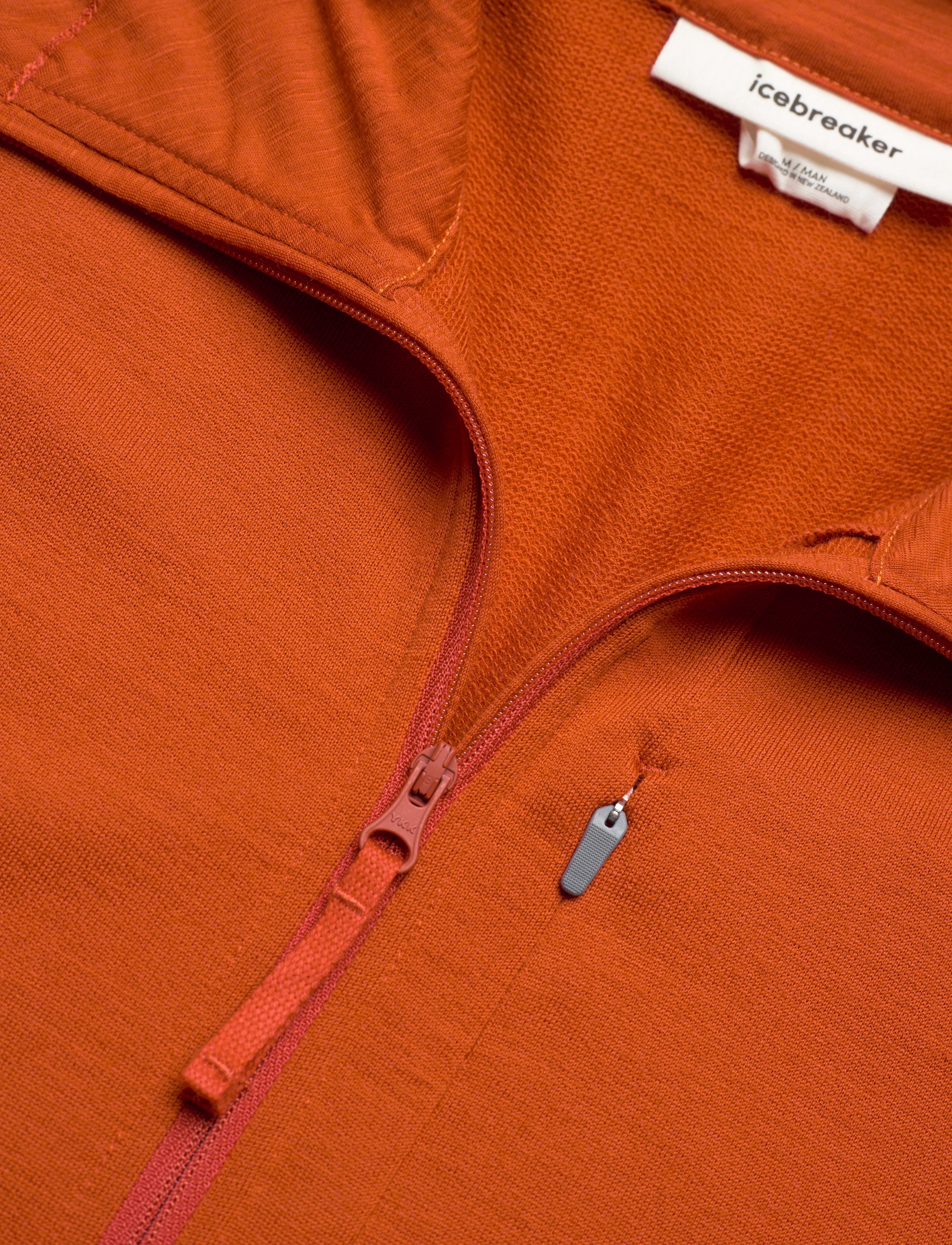 Icebreaker - M Mer 260 Quantum IV LS Zip Hoodie - molten - 3