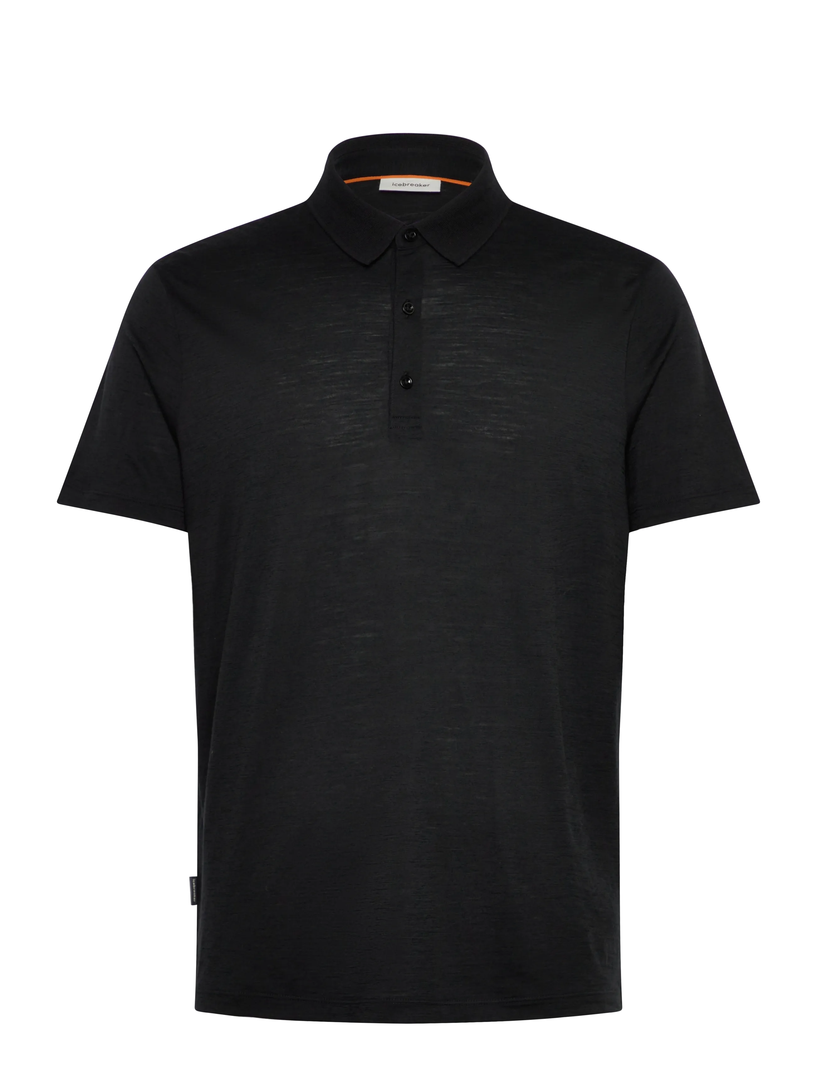 ICEBREAKER Herren Merino 150 Tech Lite Ss Polo Schwarz - S - Herren