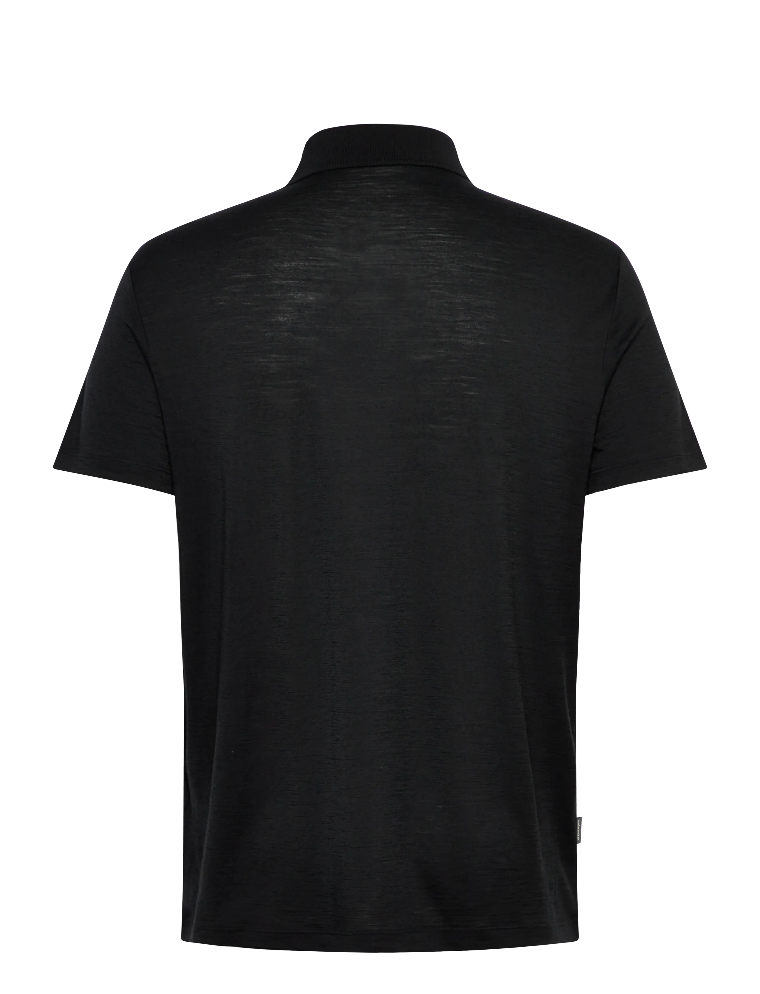 Icebreaker - Men Merino 150 Tech Lite SS Polo - toppe & t-shirts - black - 1