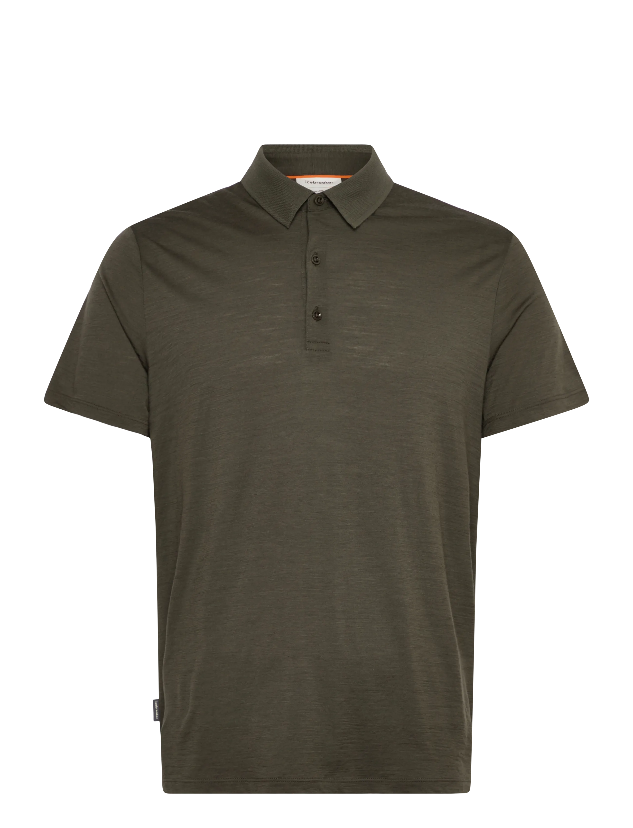 Icebreaker Men Merino 150 Tech Lite Ss Polo, S, Polos, Khakigrün - Short-sleeved, Männerswear