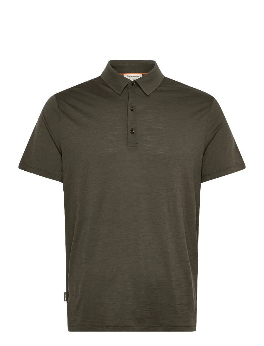 Icebreaker - M Mer 150 Tech Lite III SS Polo - toppe & t-shirts - dk loden - 0