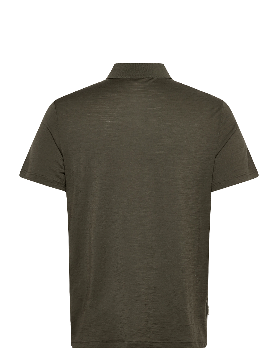 Icebreaker - M Mer 150 Tech Lite III SS Polo - toppe & t-shirts - dk loden - 1