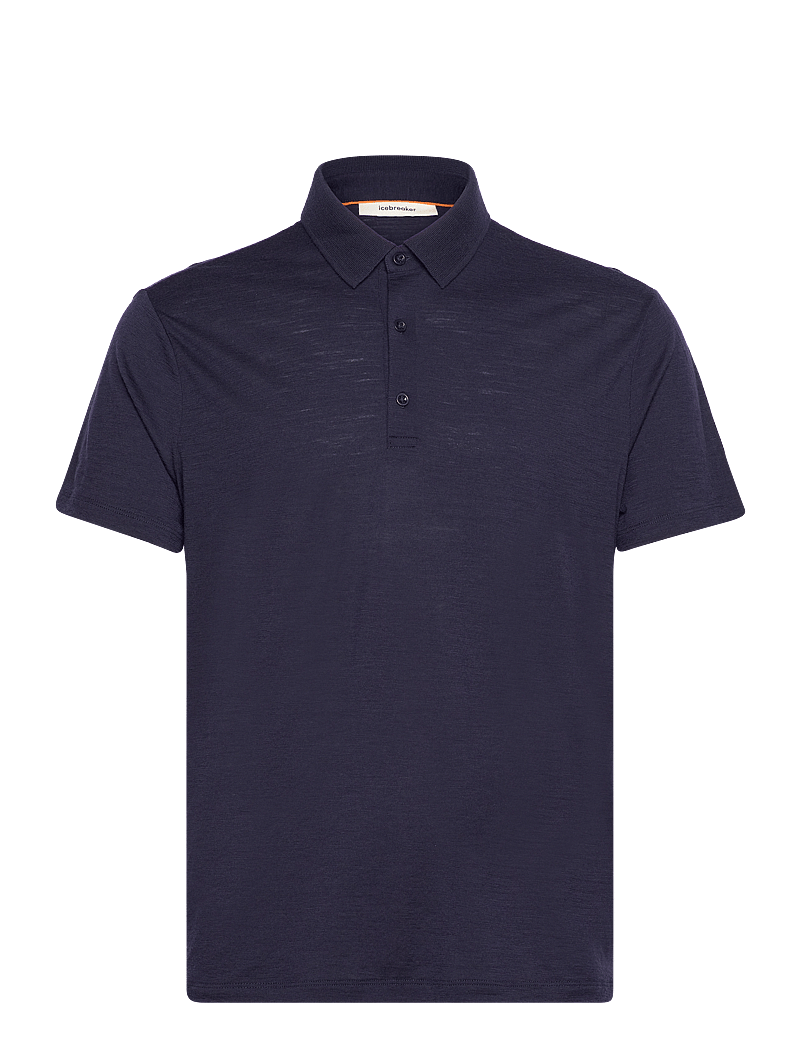 Icebreaker - M Mer 150 Tech Lite III SS Polo - toppe & t-shirts - midnight navy - 1