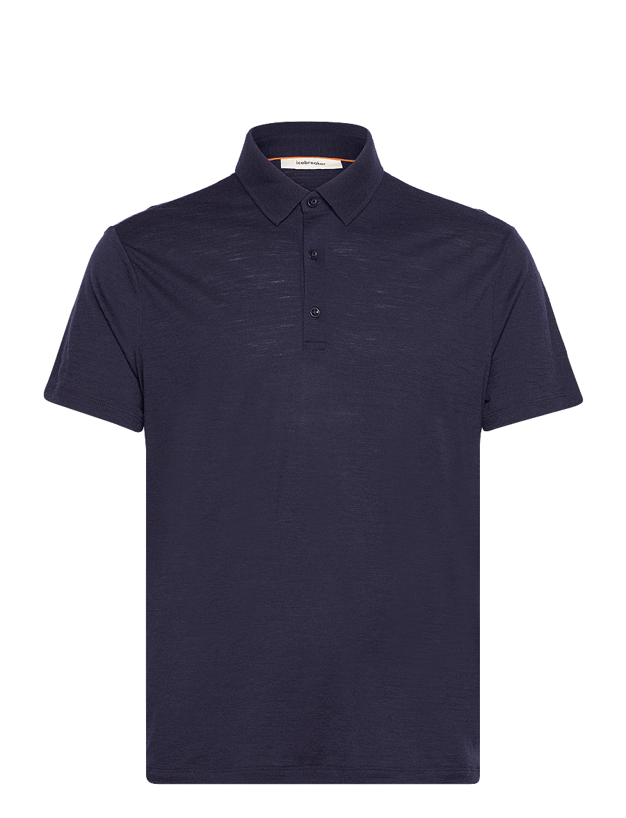 Icebreaker - Men Merino 150 Tech Lite SS Polo - toppe & t-shirts - midnight navy - 1