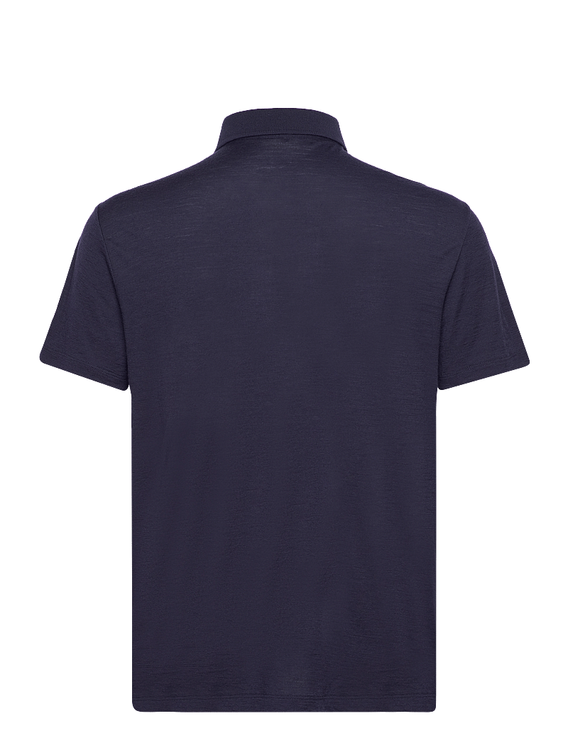 Icebreaker - M Mer 150 Tech Lite III SS Polo - toppe & t-shirts - midnight navy - 2