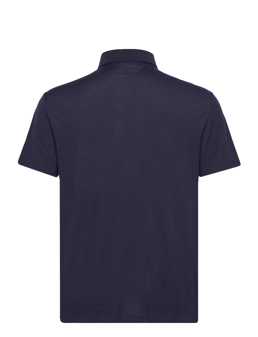 Icebreaker - Men Merino 150 Tech Lite SS Polo - toppe & t-shirts - midnight navy - 2