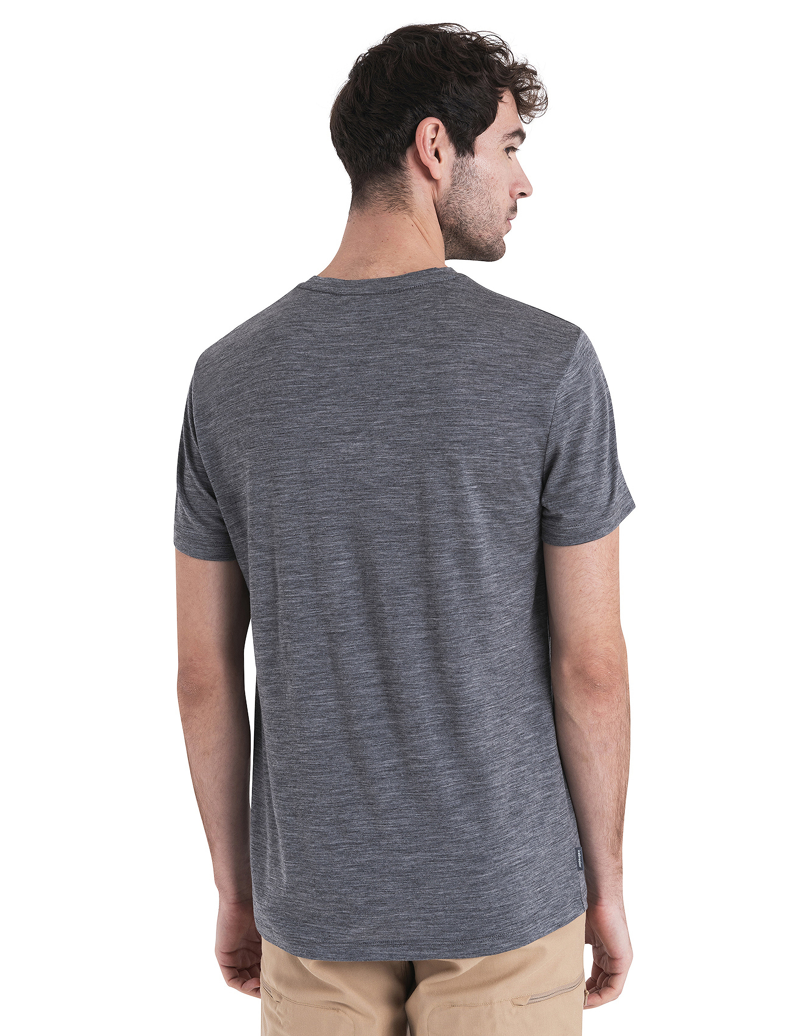 Icebreaker - M Mer 150 Tech Lite III SS Tee - t-shirts - gritstone hthr-013 - 3