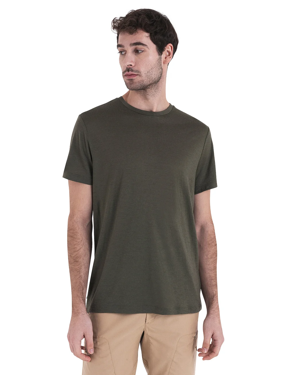Icebreaker - Men Merino 150 Tech Lite SS Tee - oberteile & t-shirts - loden - 0
