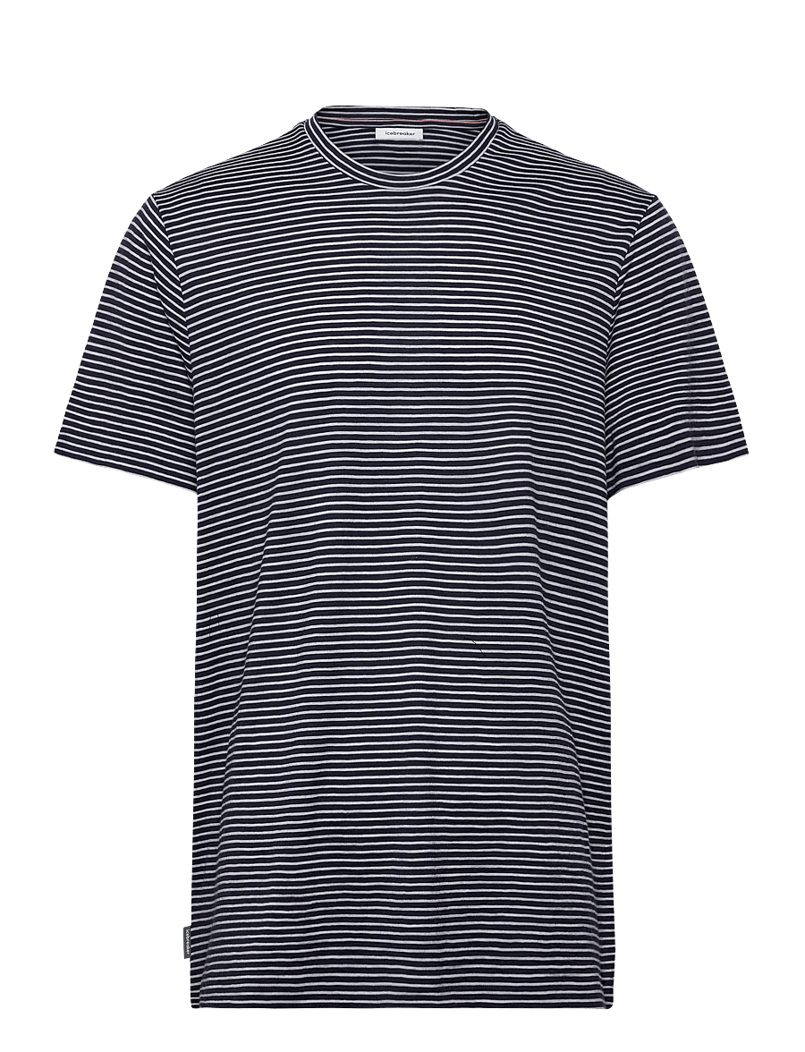 Icebreaker - M Mer 150 Tech Lite III SS Tee - stuttermarbolir - midnight navy/snow/s - 0