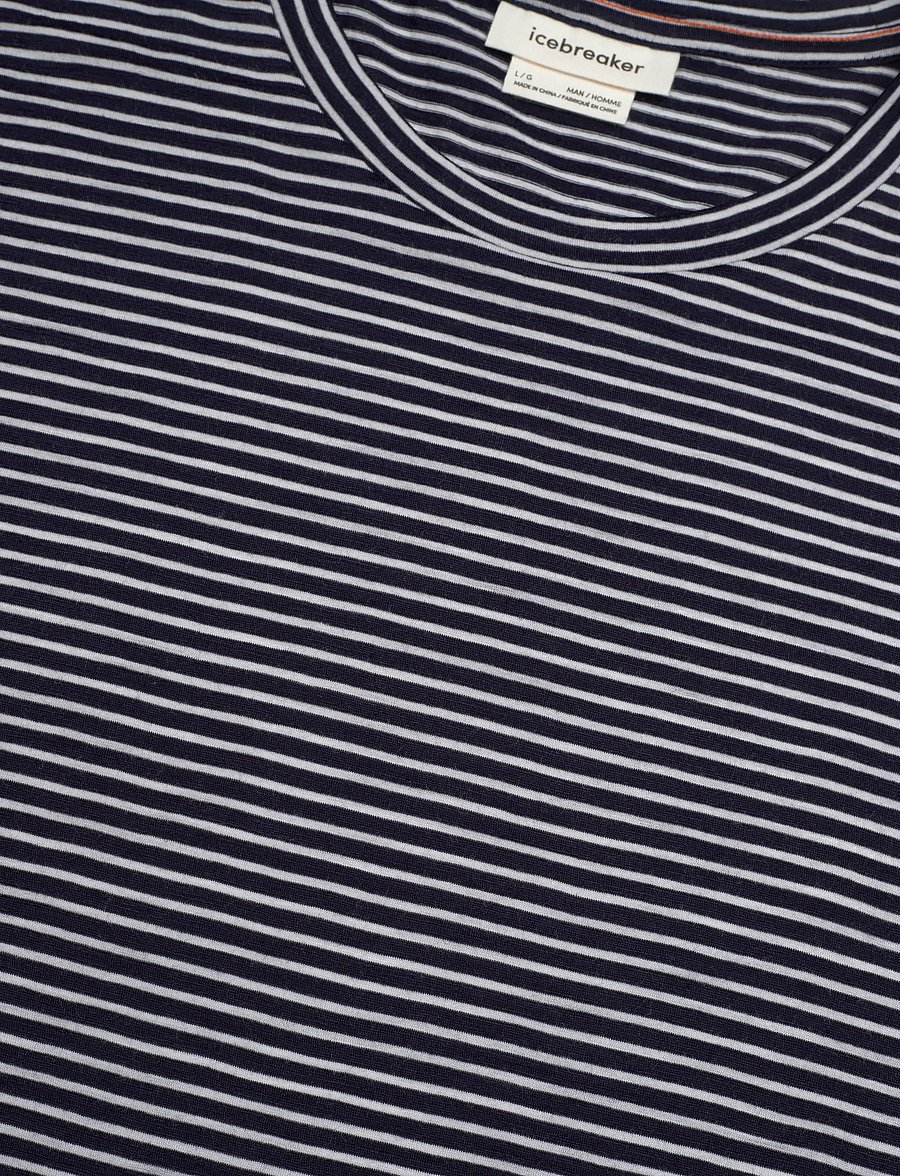 Icebreaker - M Mer 150 Tech Lite III SS Tee - stuttermarbolir - midnight navy/snow/s - 2