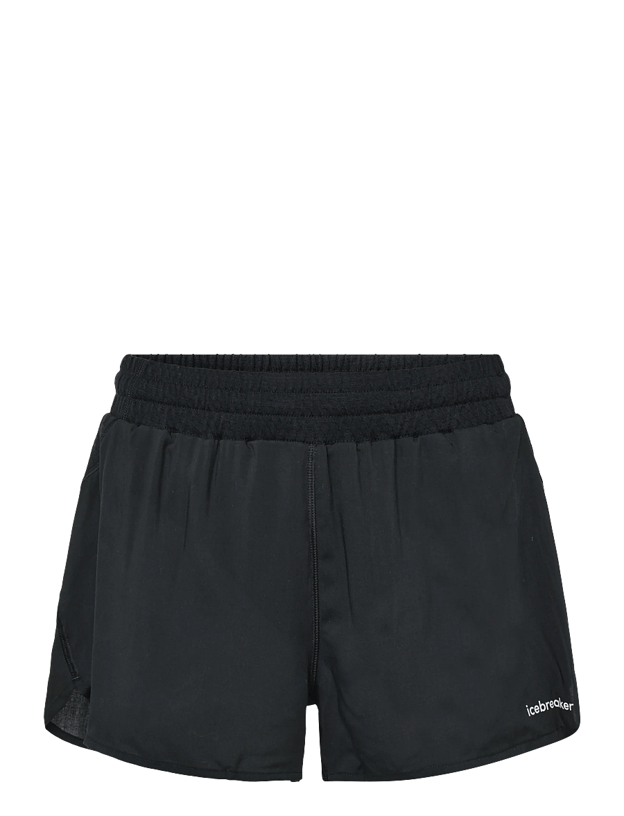 Icebreaker - Women Merino Blend 125 ZoneKnit™ Speed 3" Shorts - löparshorts - black - 0