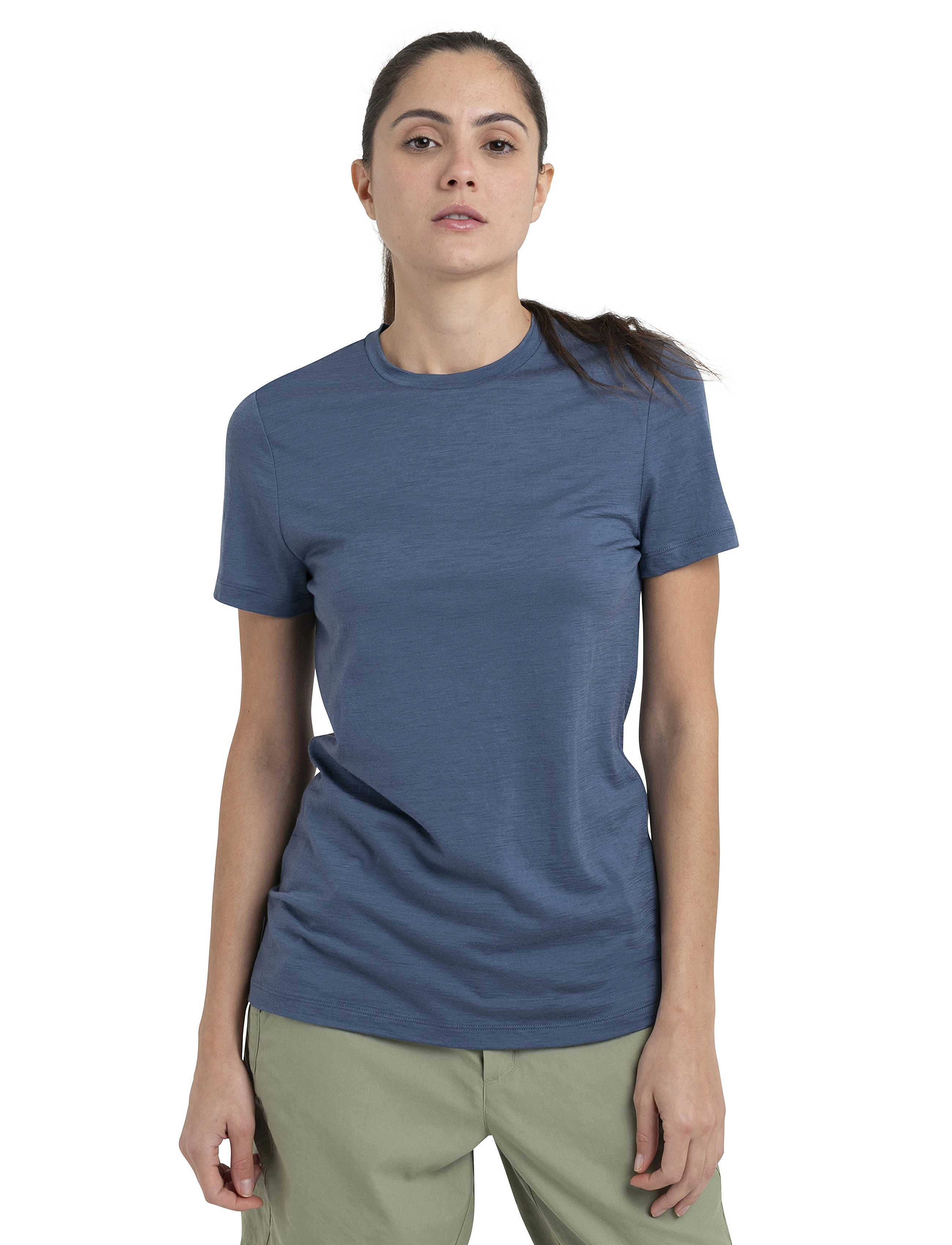 Icebreaker W Mer 150 Tech Lite III SS Tee - T-Shirts & Tops - DAWN / blue