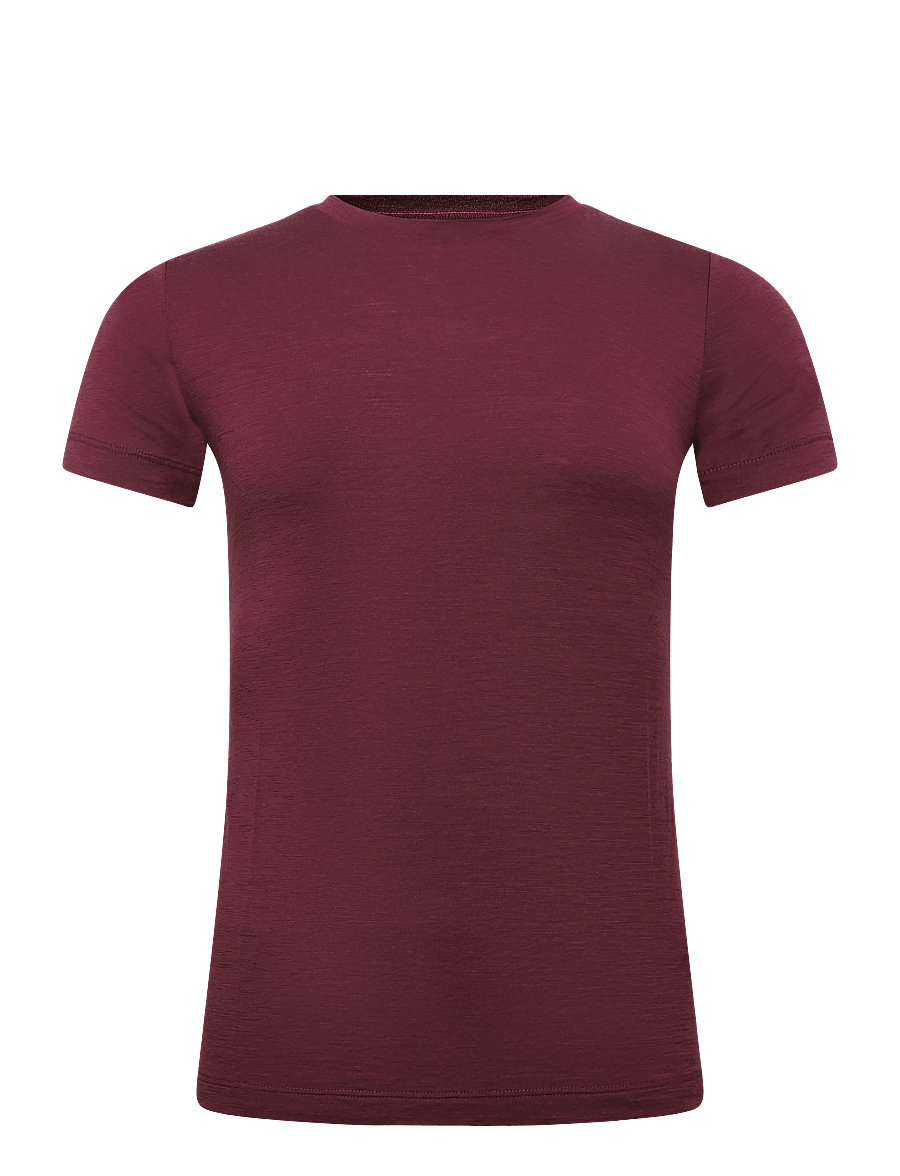 Icebreaker - Women Merino 150 Tech Lite SS Tee - t-shirts - dk berry - 0