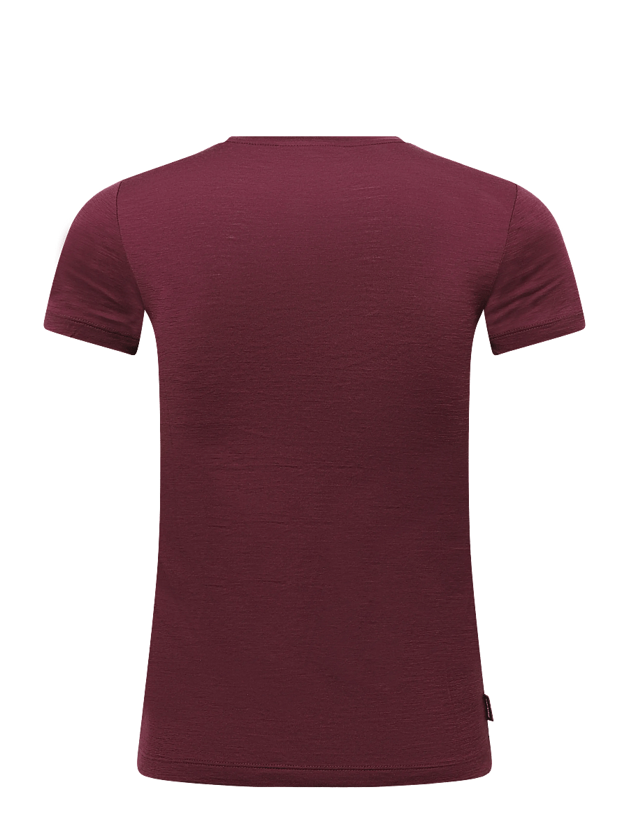 Icebreaker - Women Merino 150 Tech Lite SS Tee - t-shirts - dk berry - 1