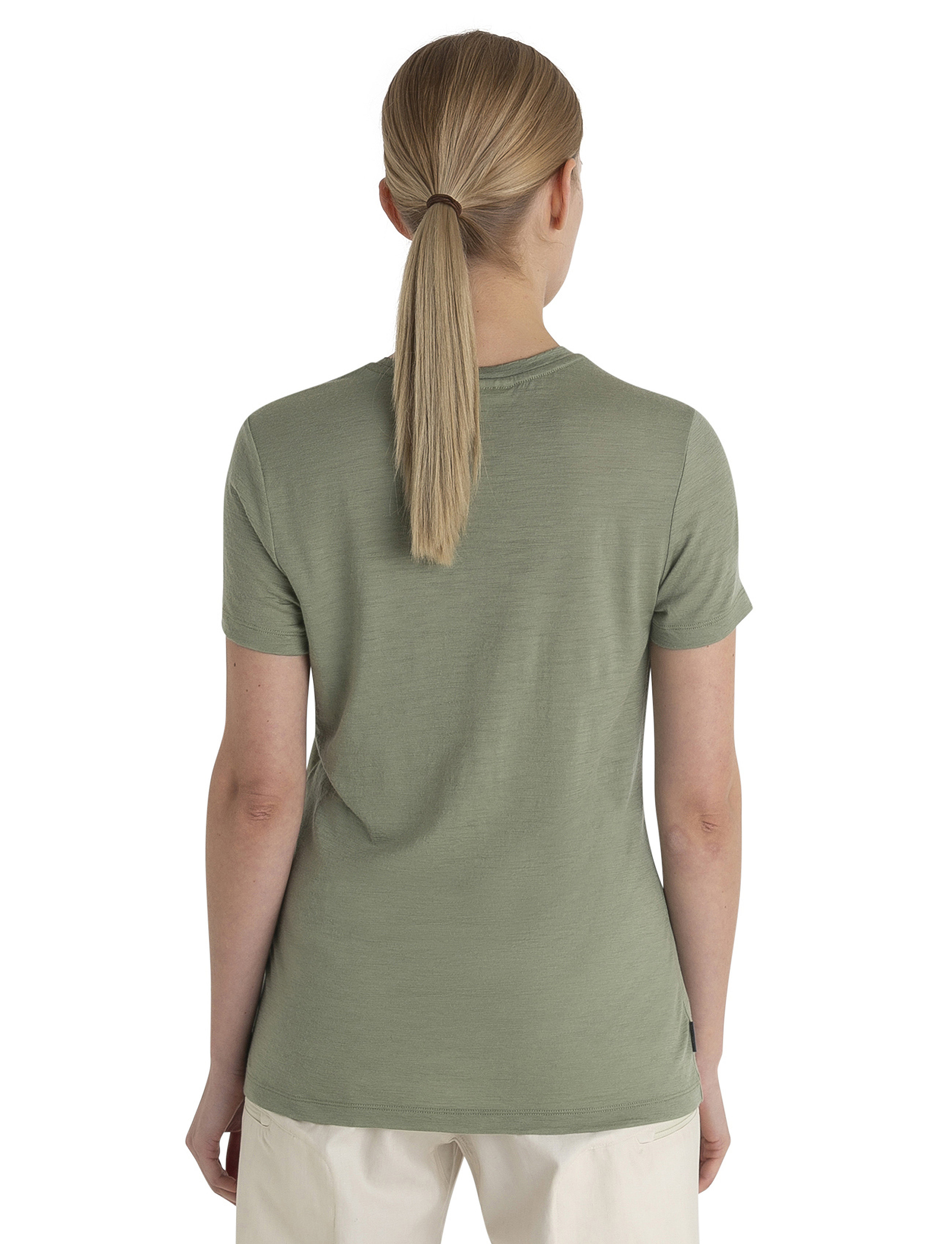 Icebreaker - W Mer 150 Tech Lite III SS Tee - t-shirts - lichen - 3