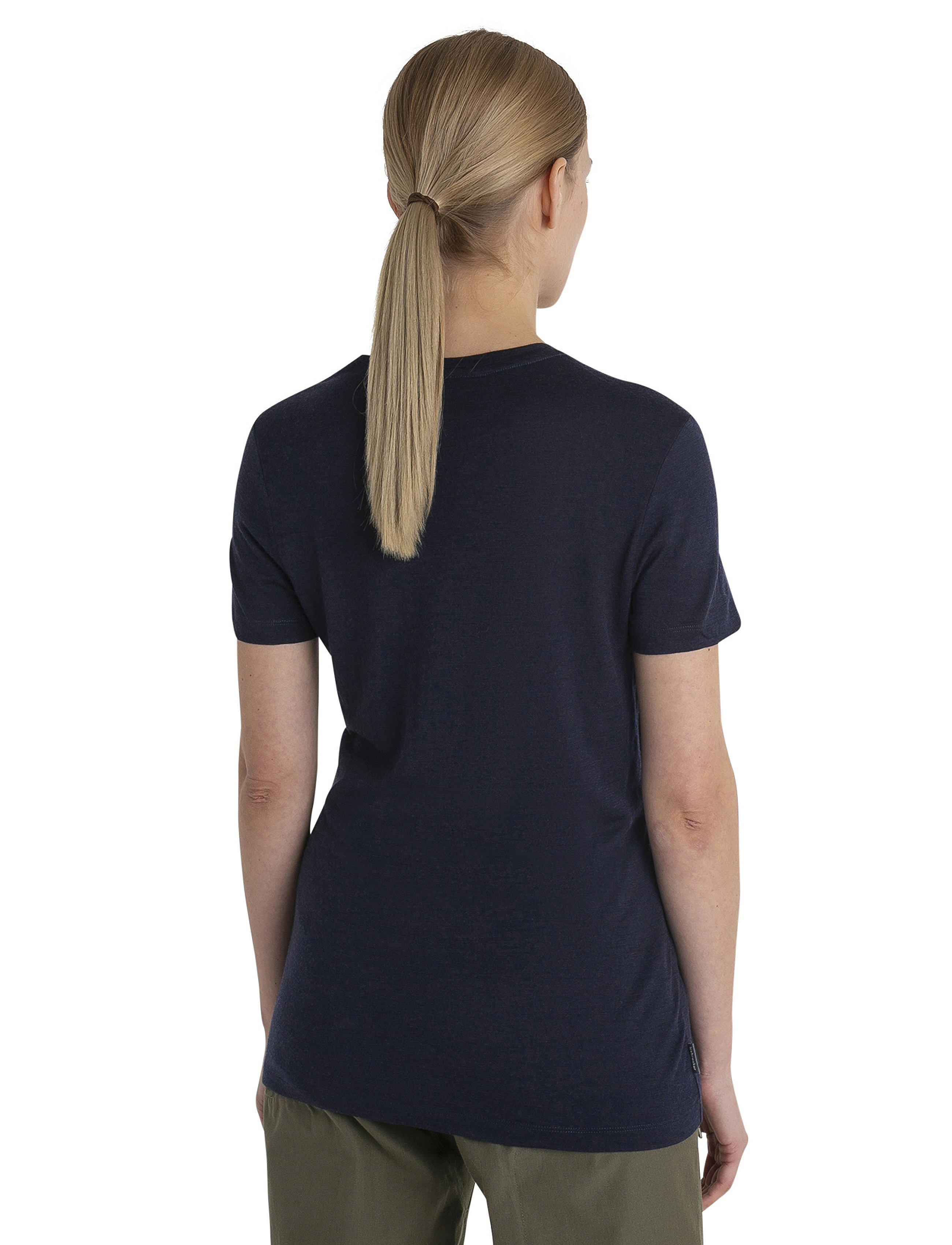 Icebreaker - W Mer 150 Tech Lite III SS Tee - t-shirts - midnight navy - 3