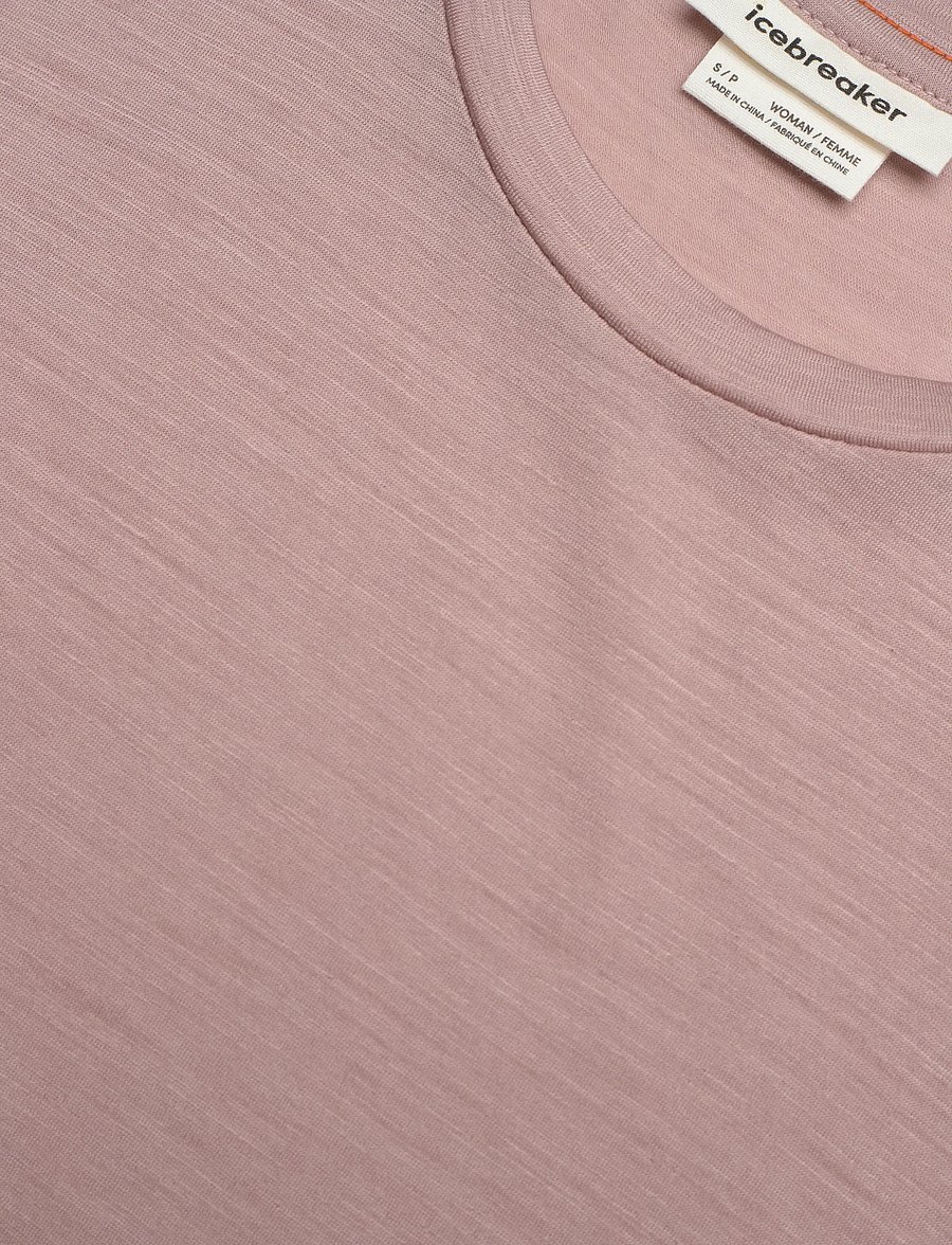 Icebreaker - W Mer 150 Tech Lite III SS Tee - t-shirts - pink quartz - 2