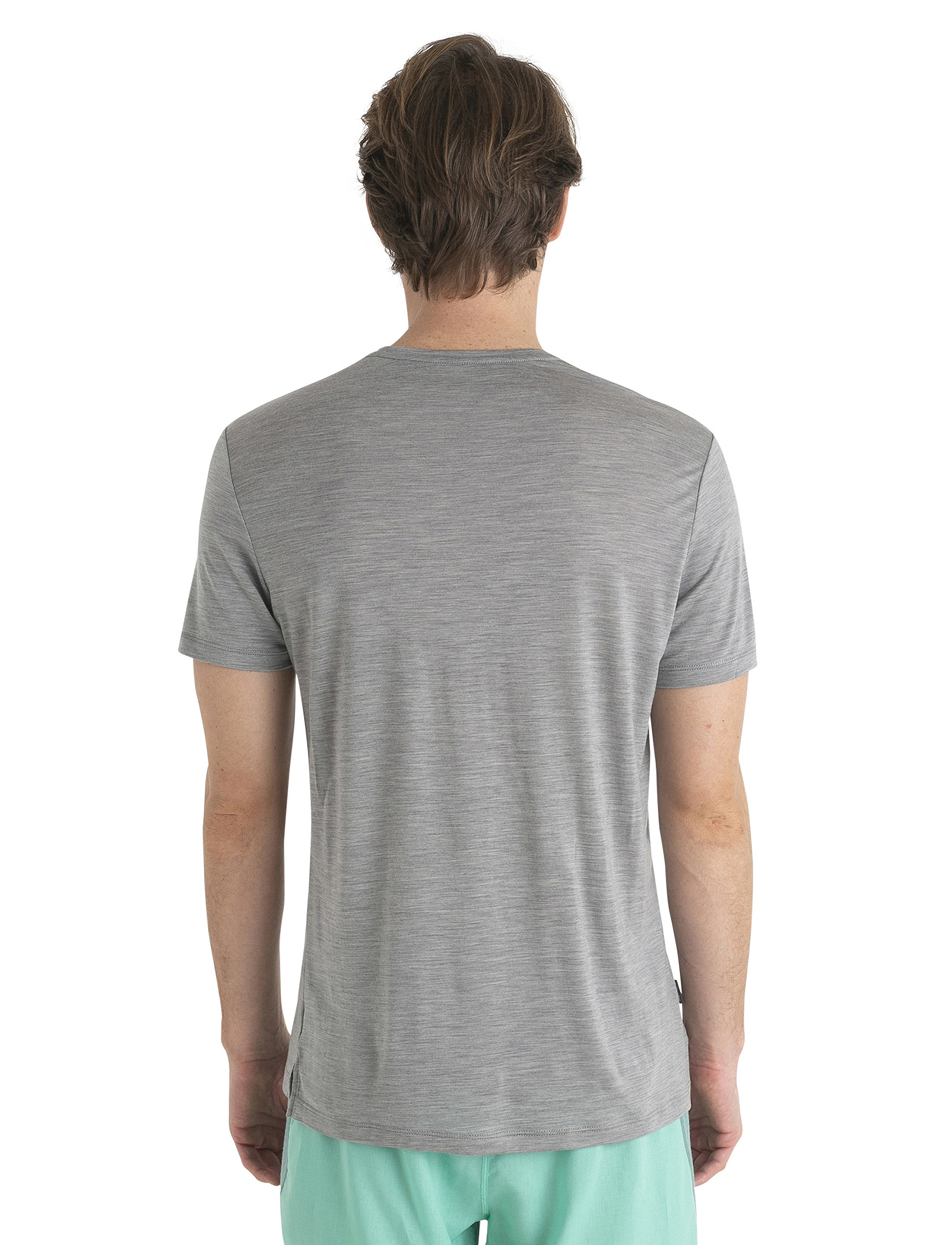 Icebreaker - M Mer 125 Cool-Lite Sphere III SS Tee - t-shirts - metro hthr - 3