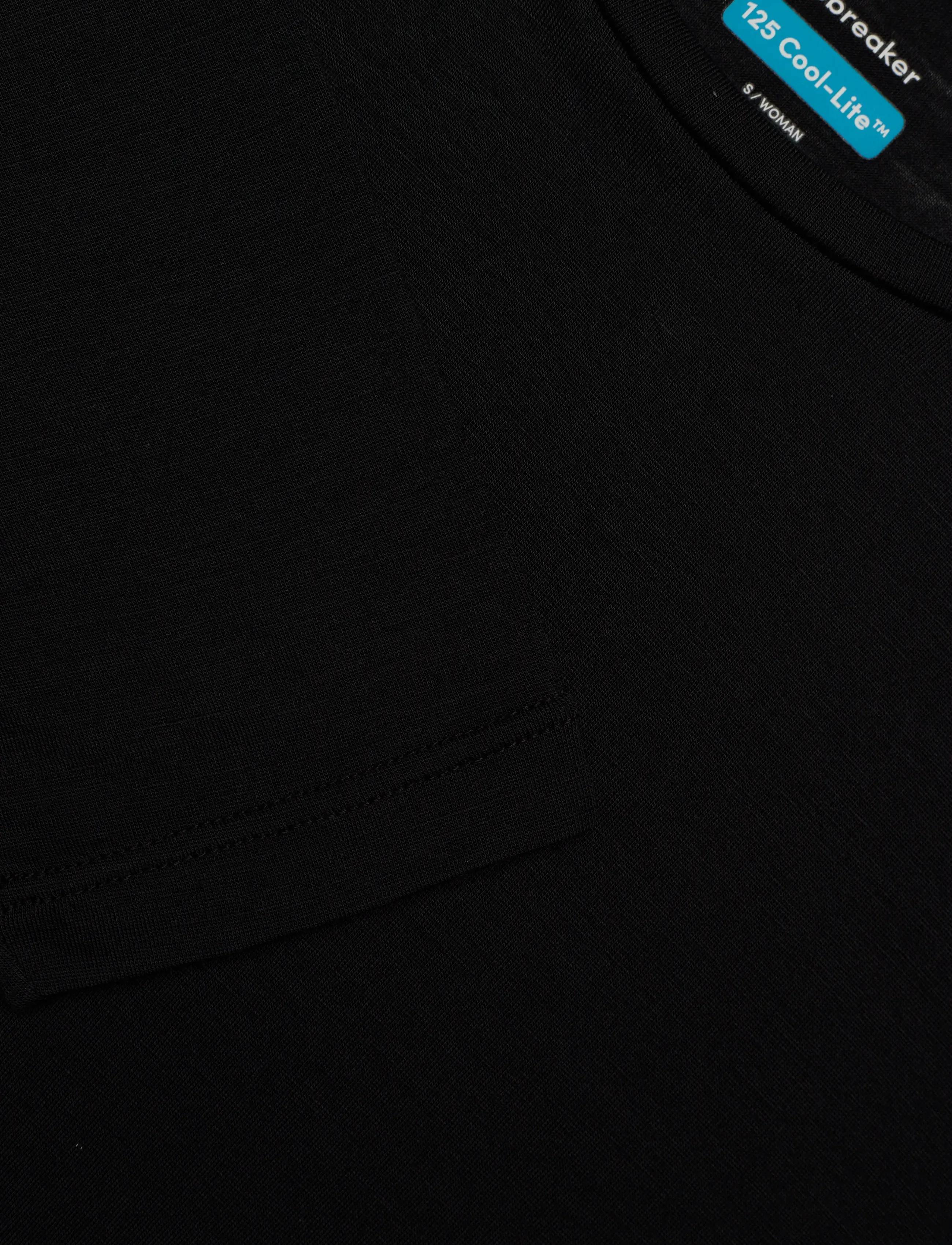 Icebreaker - W Mer 125 Cool-Lite Sphere III LS Tee - aluskihina kantavad alussärgid - black - 2