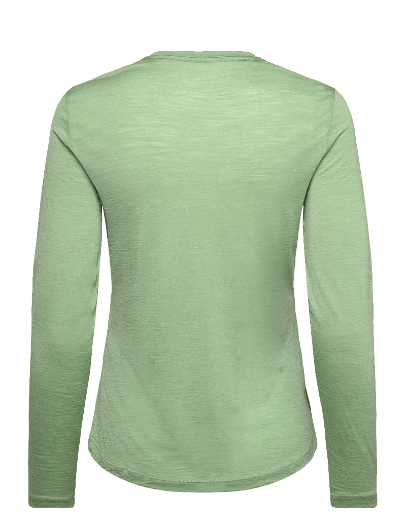 Icebreaker - W Mer 125 Cool-Lite Sphere III LS Tee - underställströjor - seaglass - 1