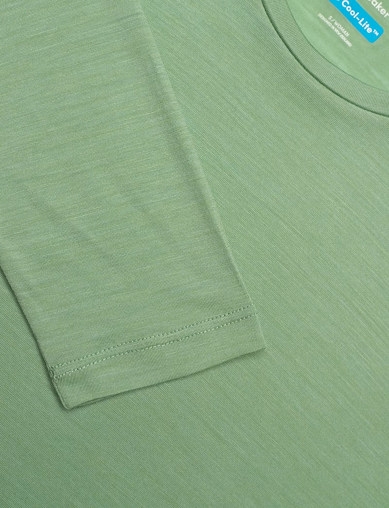 Icebreaker - W Mer 125 Cool-Lite Sphere III LS Tee - underställströjor - seaglass - 2