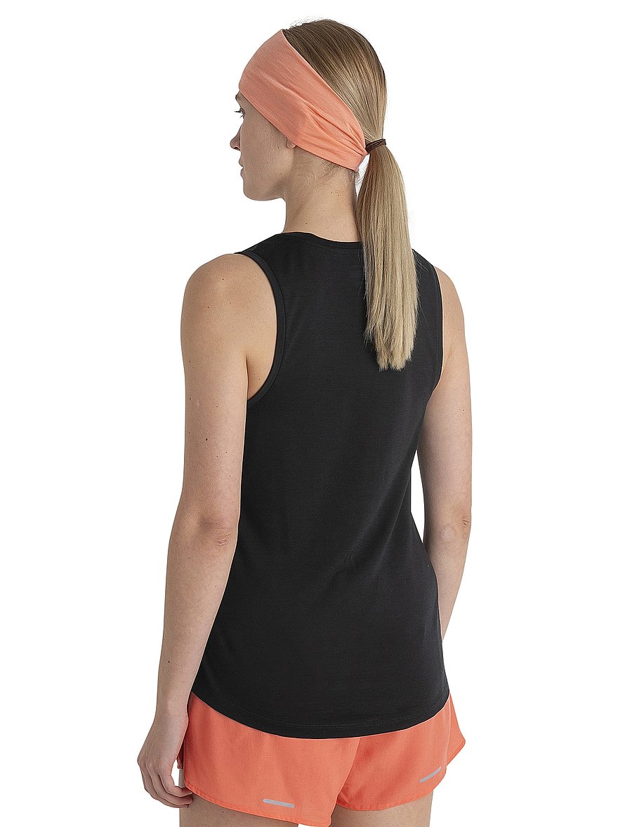 Icebreaker - Women Merino Blend 125 Cool-Lite™ Sphere Tank - Õlapaeltega pluusid - black - 3