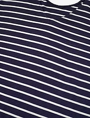 Icebreaker - Women Merino Drayden Reversible SS Top Stripe - t-shirts & tops - midnight navy/snow/s - 2
