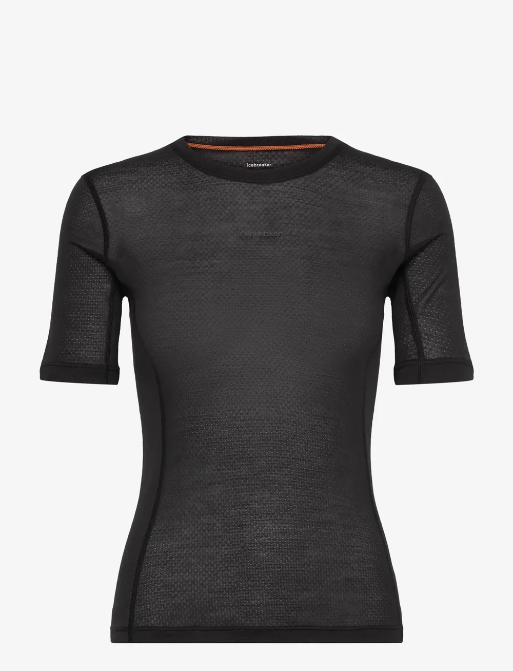 Icebreaker - W Mer 75 Cool-Lite Featherlight SS Crewe - t-shirts - black - 0