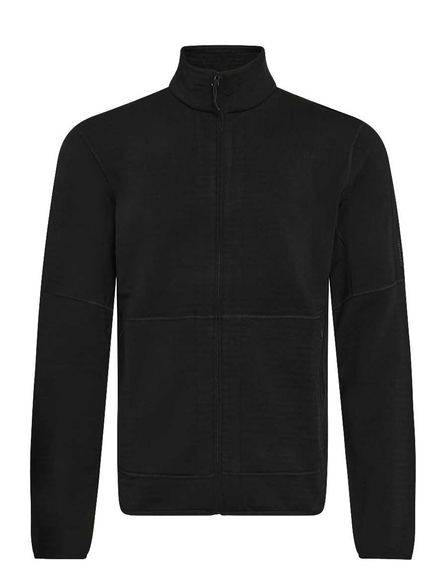 Icebreaker - M Mer 400 RealFleece Descender LS Z - fleece & midlayer - black - 0