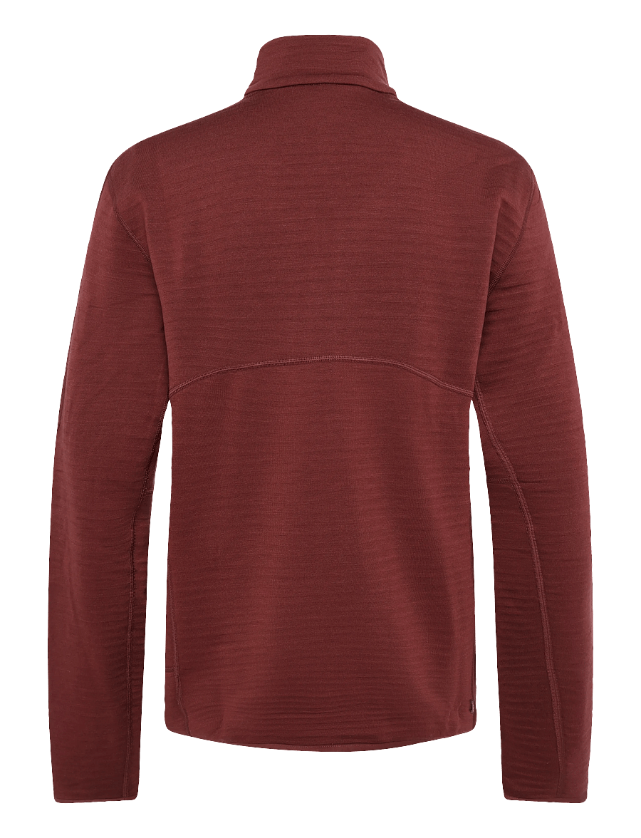 Icebreaker - M Mer 400 RealFleece Descender LS Z - fleece og mellemlag - port - 1