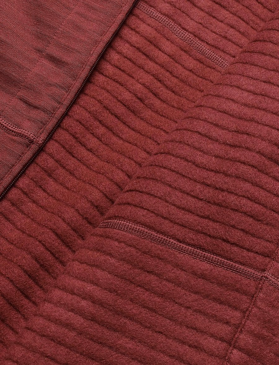 Icebreaker - M Mer 400 RealFleece Descender LS Z - fleece og mellemlag - port - 4