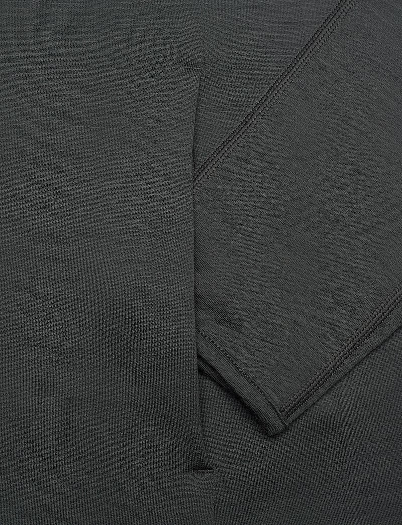 Icebreaker - W Mer 360 Realfleece Elem LS Z Hood - oberteile - obsidian - 3