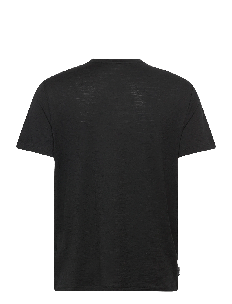 Icebreaker - M Mer 150 Tech Lite SS T Skiing Yeti - oberteile & t-shirts - black - 1