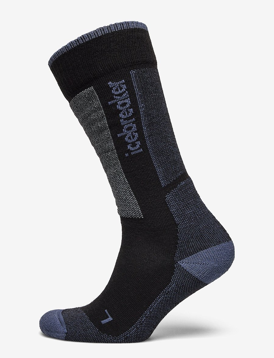 Icebreaker - W Mer Ski+ Light OTC - tøj - black/dawn/graphite - 0