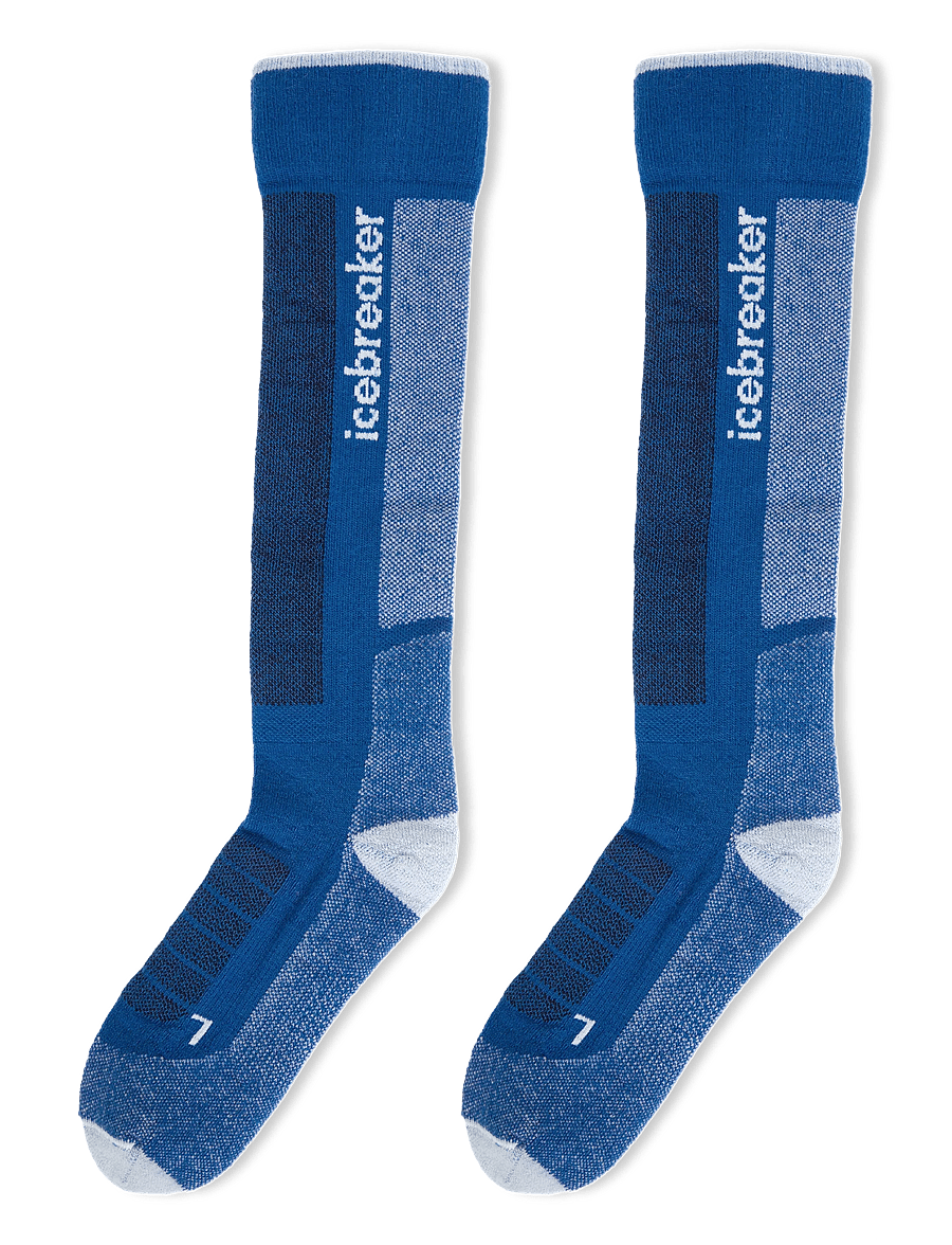 Icebreaker - M Mer Ski+ Medium OTC - strümpfe - lazuri/snow/midnavy - 1