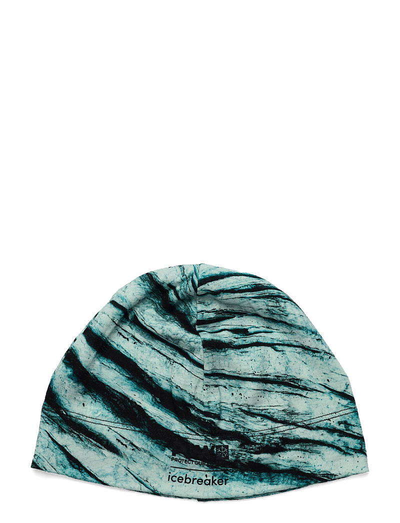 Icebreaker - U Mer 200 Oasis Beanie POW AOP - mössor - snow aop - 0