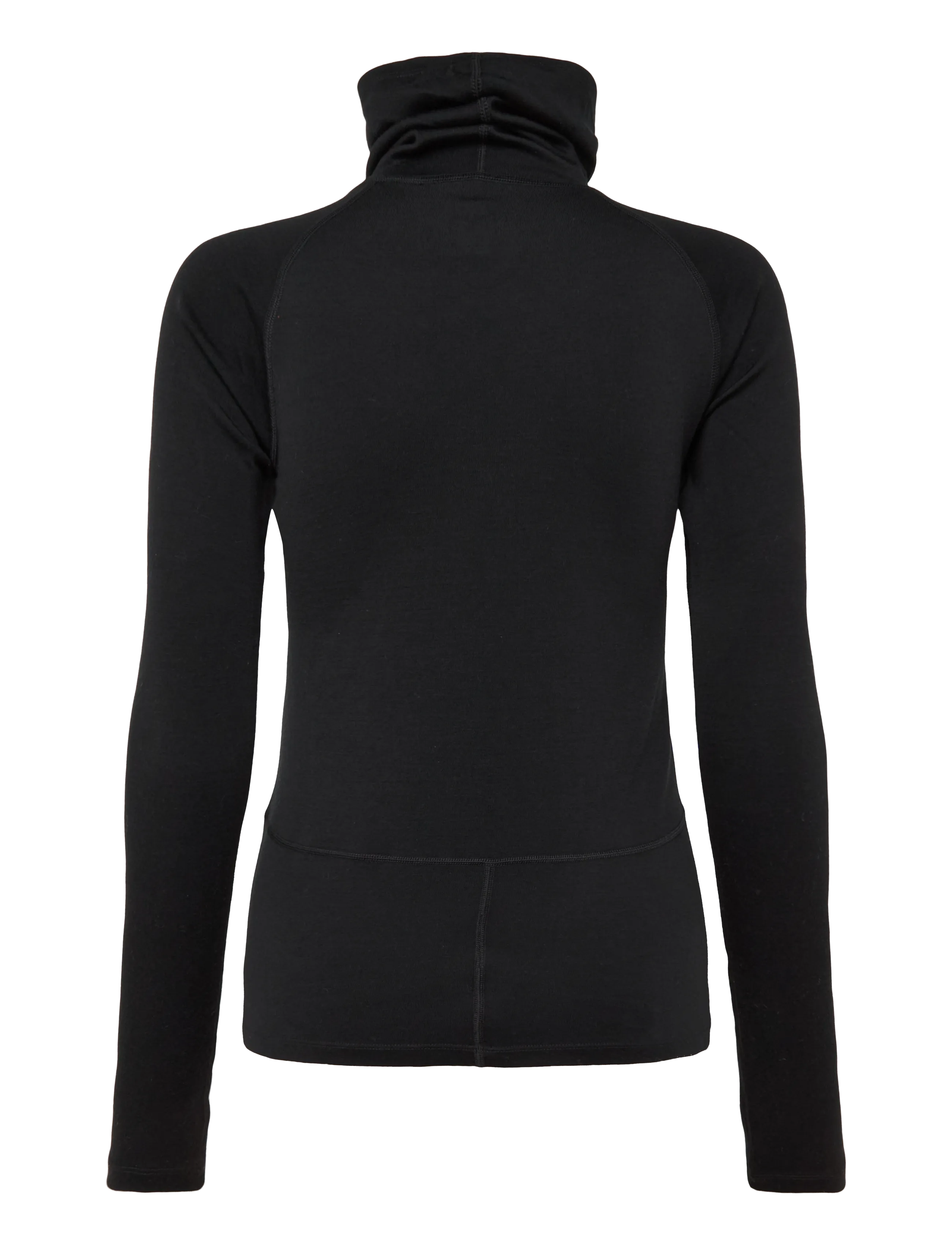 Icebreaker - W 300 MerinoFine Polar LS Roll Neck - langarmshirts - black - 1