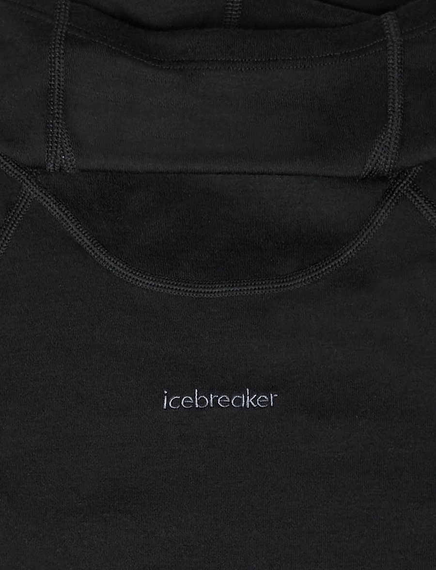 Icebreaker - W 300 MerinoFine Polar LS Roll Neck - langarmshirts - black - 2