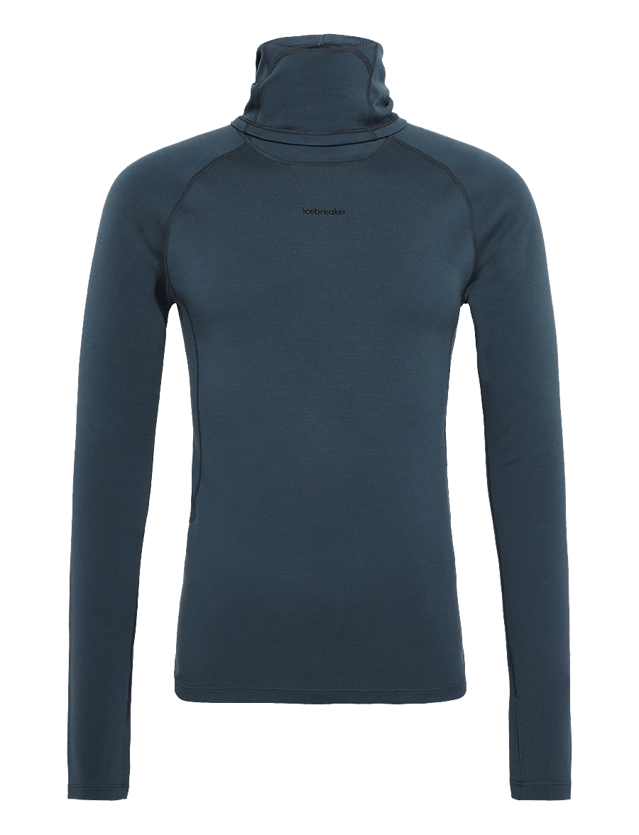 Icebreaker - M 300 MerinoFine Polar LS Roll Neck - baselayer overdele - abyss - 0