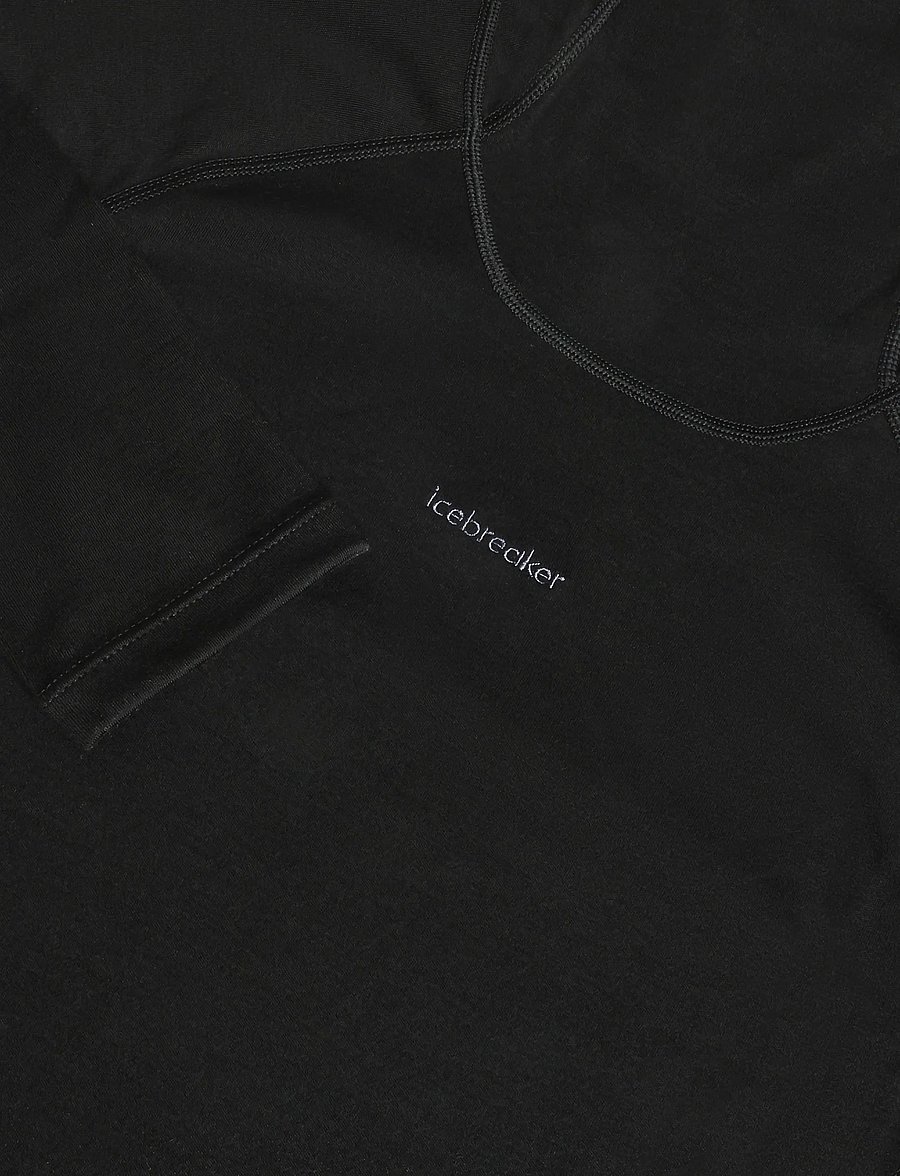 Icebreaker - M 300 MerinoFine Polar LS Roll Neck - funktionsunterwäsche - oberteile - black - 2