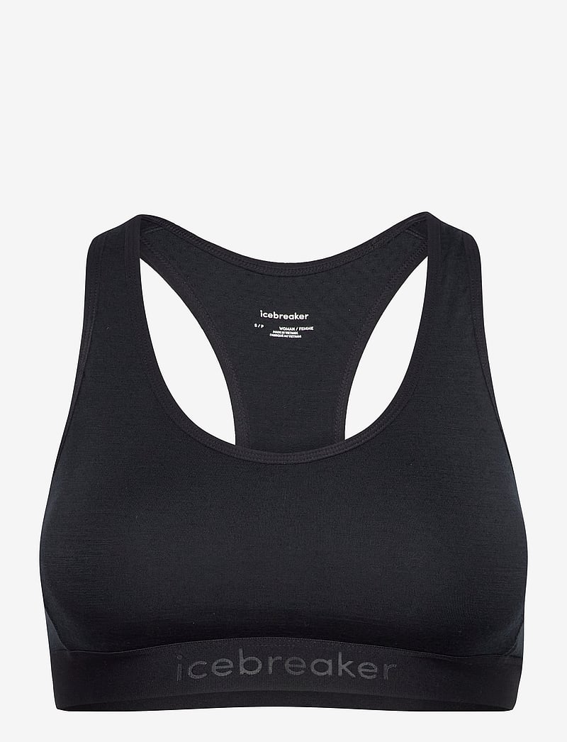 Icebreaker - W Mer 125 ZoneKnit Racerback Bra - sport-bhs - black - 0
