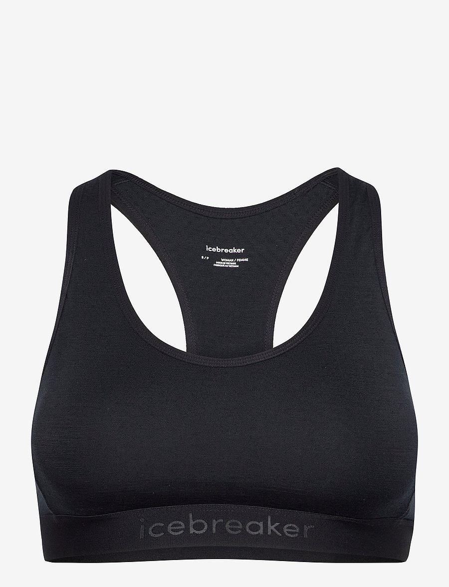 Icebreaker - W Mer 125 ZoneKnit Racerback Bra - black - 0