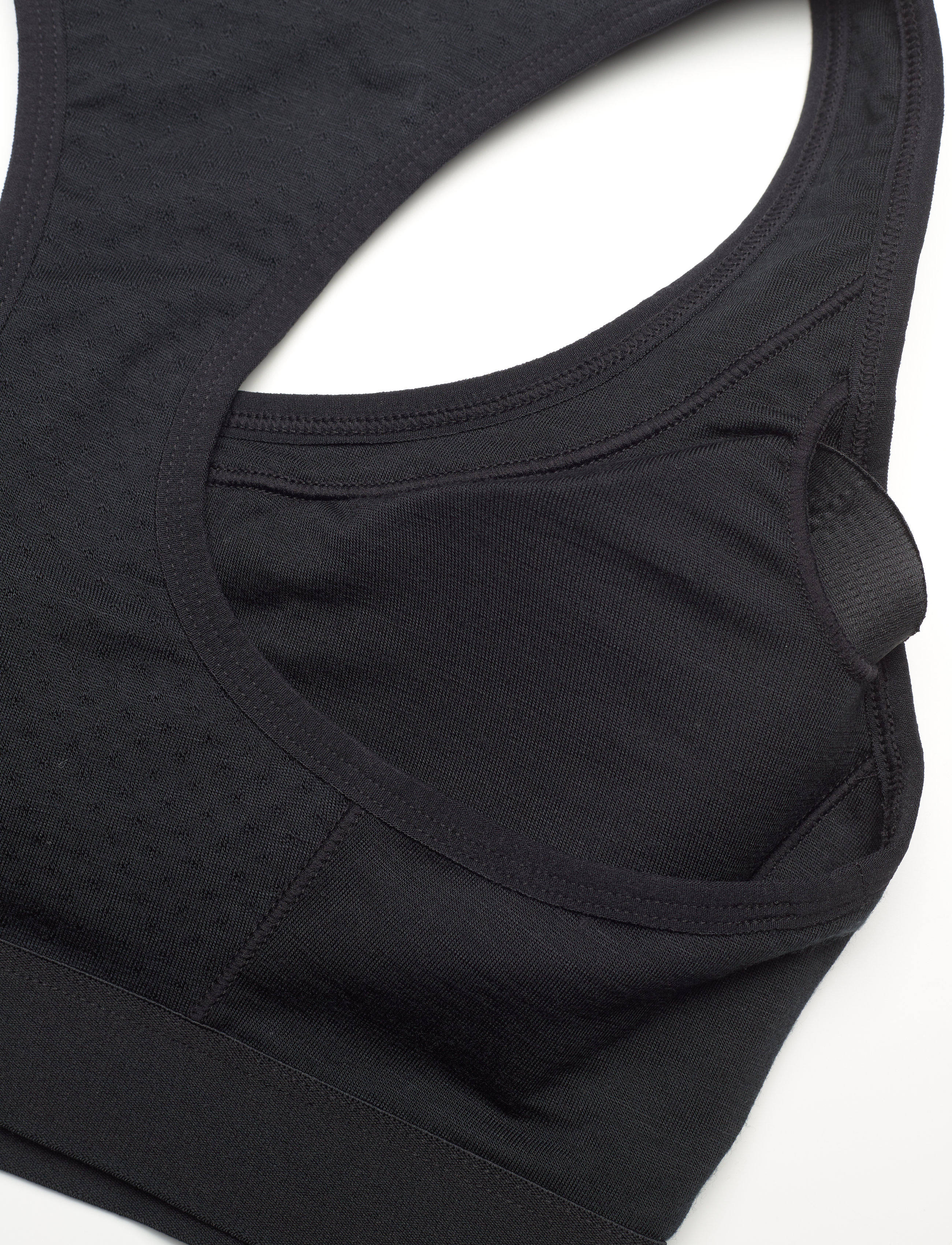 Icebreaker - W Mer 125 ZoneKnit Racerback Bra - black - 2