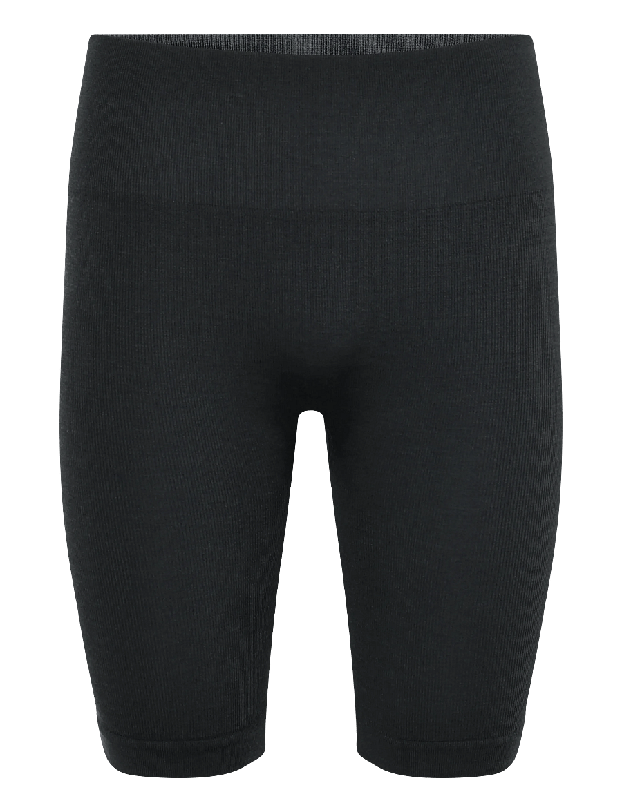 Icebreaker - W Mer Seamless Rib 8 High Rise Shorts - shorts - black - 0