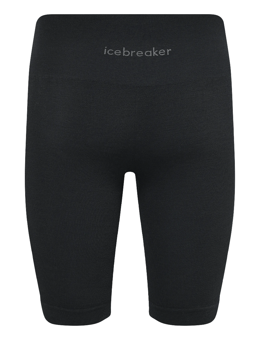 Icebreaker - W Mer Seamless Rib 8 High Rise Shorts - shorts - black - 1