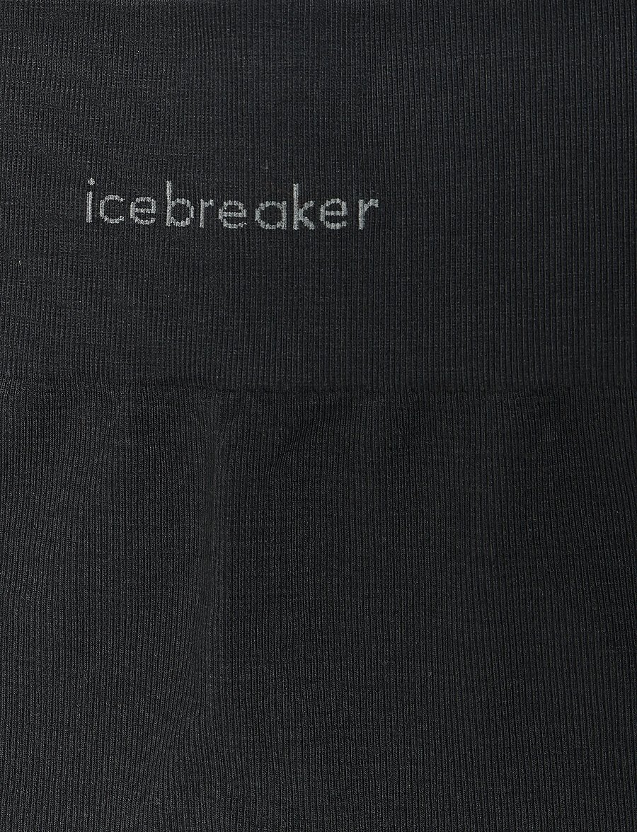Icebreaker - W Mer Seamless Rib 8 High Rise Shorts - shorts - black - 2